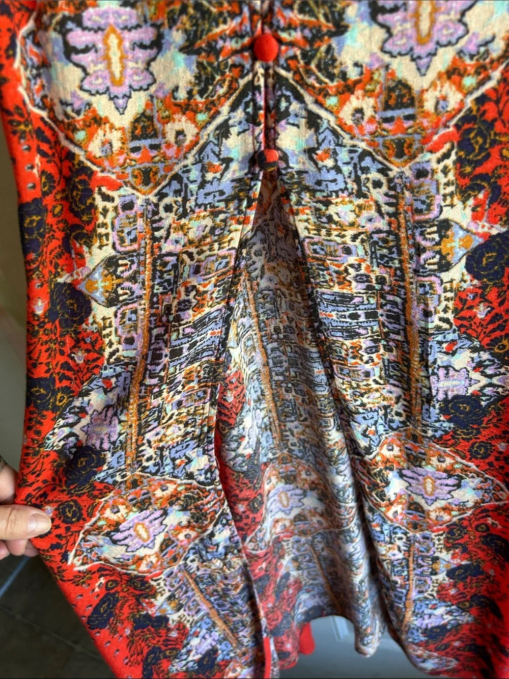 FREE PEOPLE INTIMATELY MORNING SONG MAXI DRESS ACCENTED WITH LACE AT BACK SZ M